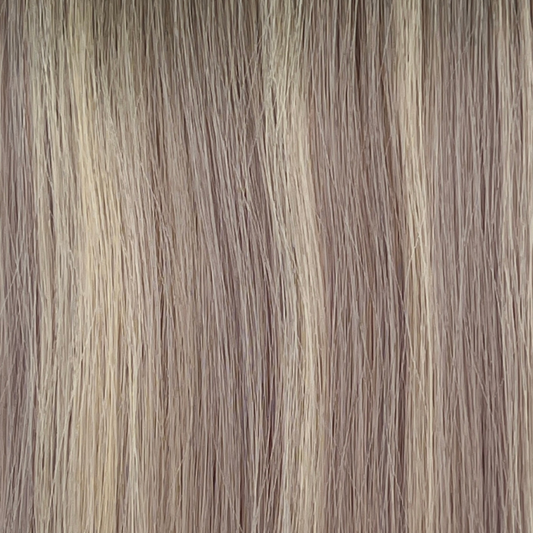 Extensions à clips seamless - Couleur #CL (#CRISTAL = Majirel 9.1 + Ombré blond polaire)