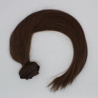 Extensions à clips seamless - Majirel 8.03 - Blond clair  naturel doré #06