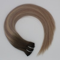 Extensions à clips seamless - CRISTAL - Majirel 9.1 Ombré blond polaire #CL