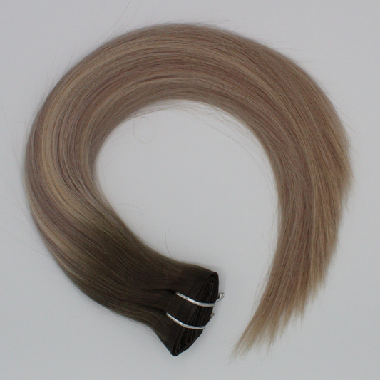 Extensions à clips seamless - CRISTAL - Majirel 9.1 Ombré blond polaire #CL