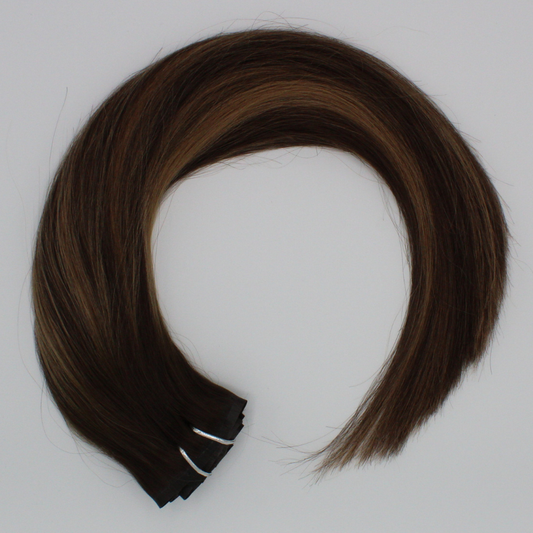 Extensions à clips seamless - SHELLY - Majirel 6 Balayage beige #SY