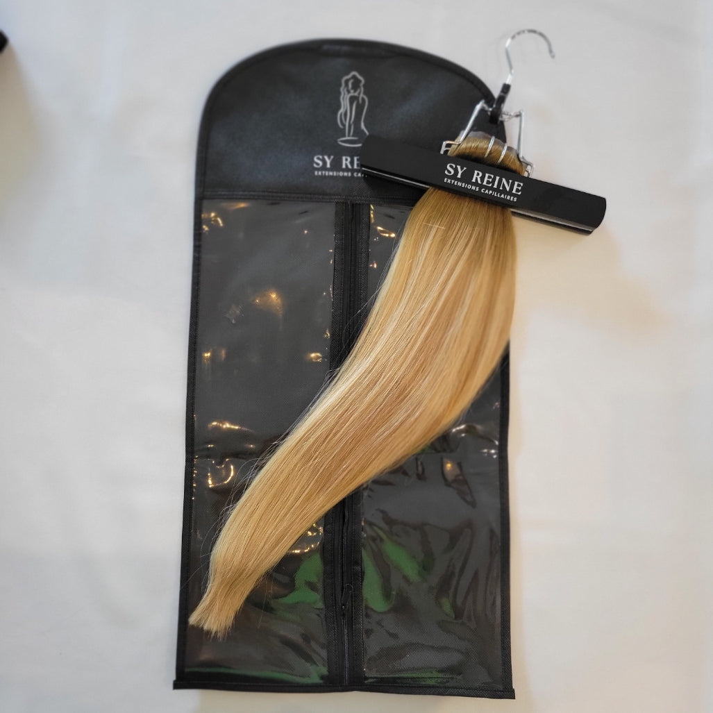 Poche et cintre de rangement suspendu pour Extensions à CLIPS ou PONYTAIL