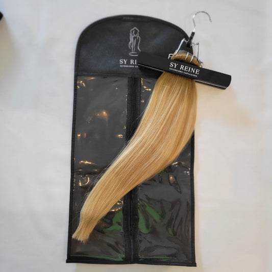 Poche et cintre de rangement suspendu pour Extensions à CLIPS ou PONYTAIL