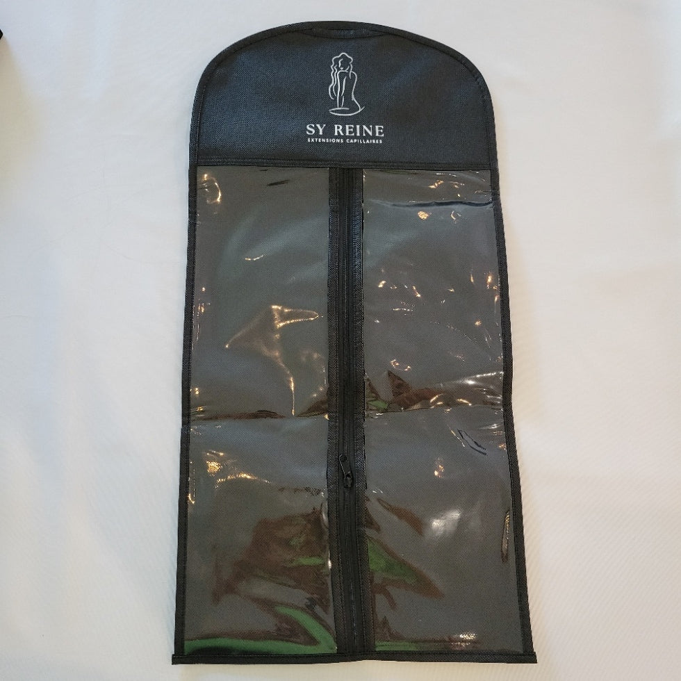 Poche et cintre de rangement suspendu pour Extensions à CLIPS ou PONYTAIL