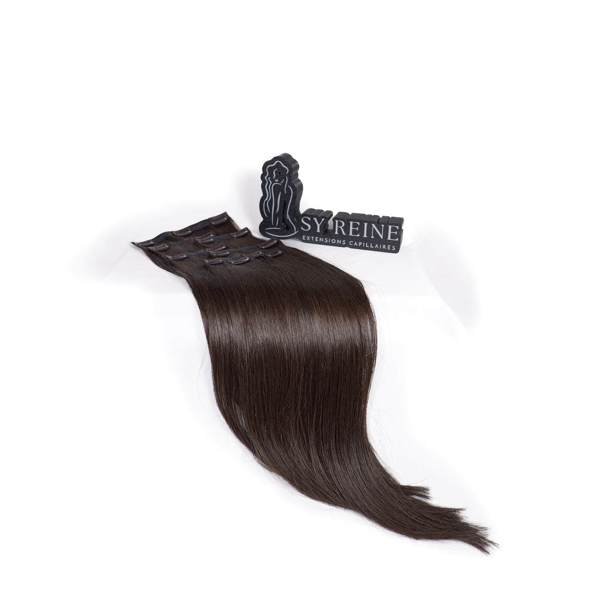 Extensions à clips seamless - Couleur #02 (Châtain clair Majirel 5)