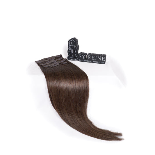 Extensions à clips seamless - Couleur #04 (Blond foncé doré Majirel 6.3)