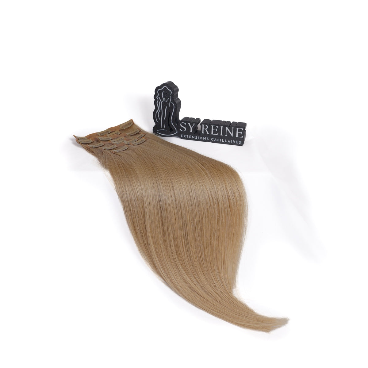 Extensions à clips seamless - Couleur #14 (Blond très très clair doré irisé Majirel 10.32)