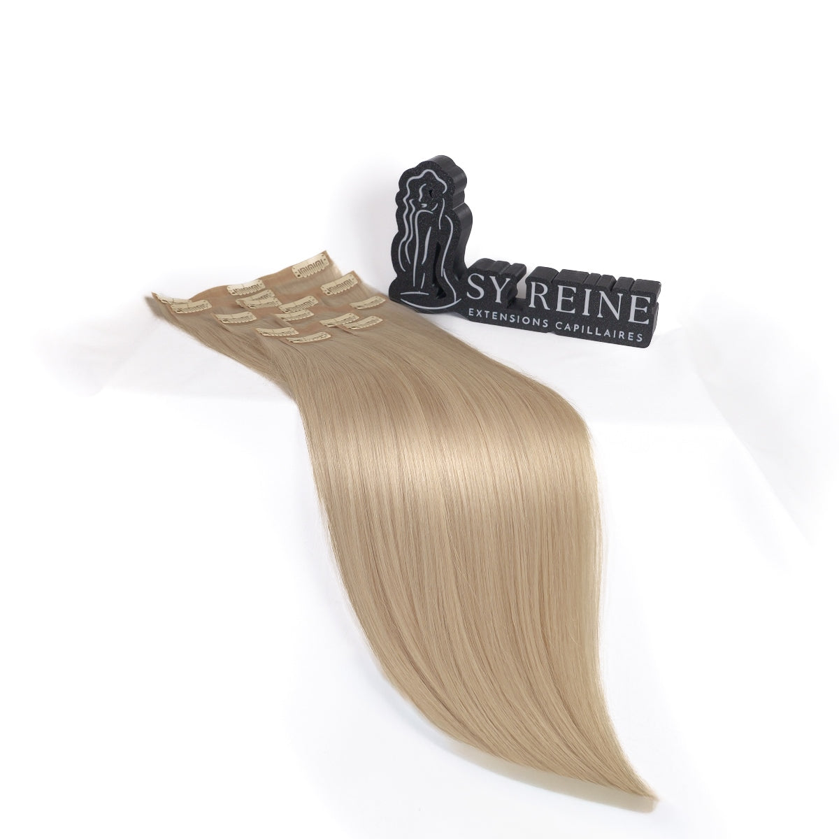 Extensions à clips seamless - Couleur #60 (Blond polaire)