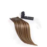 Extensions à clips seamless - Couleur #LA (#LUNA = Majirel 7 + Ombré Blond méché très clair)