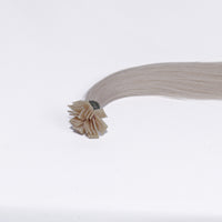 Extensions à la kératine - Couleur #70 (Blond polaire cendré blanc-gris)