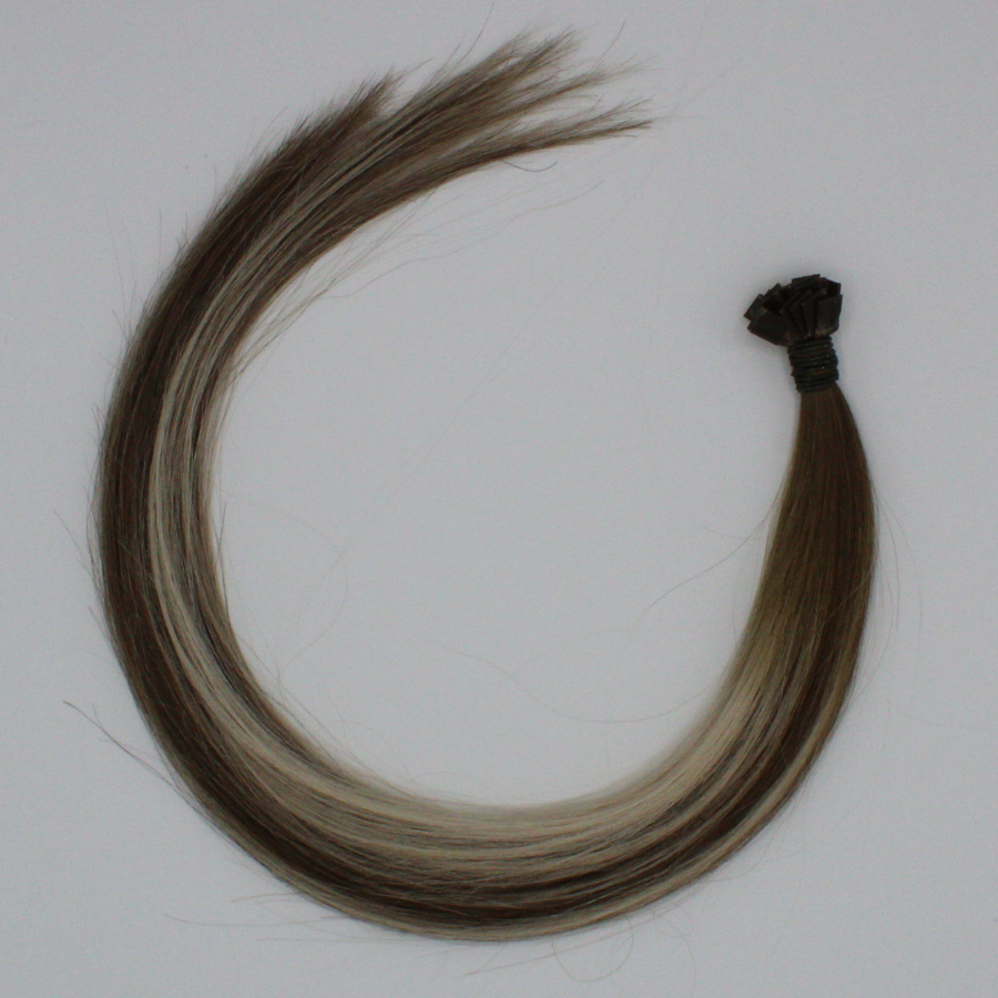 Extensions à la kératine - Couleur #JL (#JEWEL = Majirel 9 + Ombré méché beige)