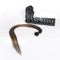 Extensions à la kératine - Couleur #SY (#SHELLY = Majirel 6 + Balayage beige)