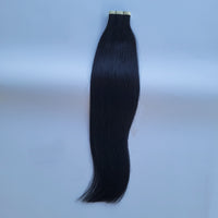 Extensions adhésives "Long Tape Weft" - Couleur #01 (Noir Majirel 1)