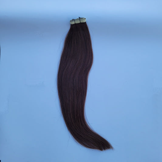 Extensions adhésives "Long Tape Weft" - Couleur #04 (Blond foncé doré Majirel 6.3)