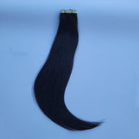 Extensions adhésives "Long Tape Weft" - Couleur #1B (Châtain foncé Majirel 3)
