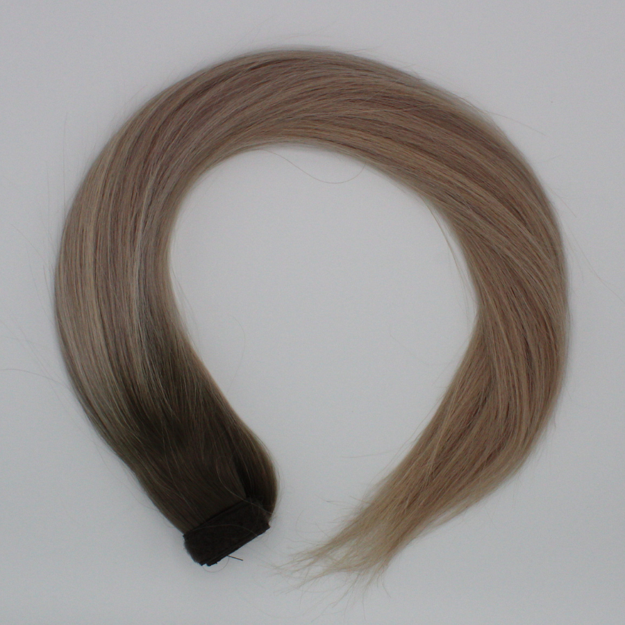 Ponytail (Queue de cheval) - Couleur #CL (#CRISTAL = Majirel 9.1 + Ombré blond polaire)