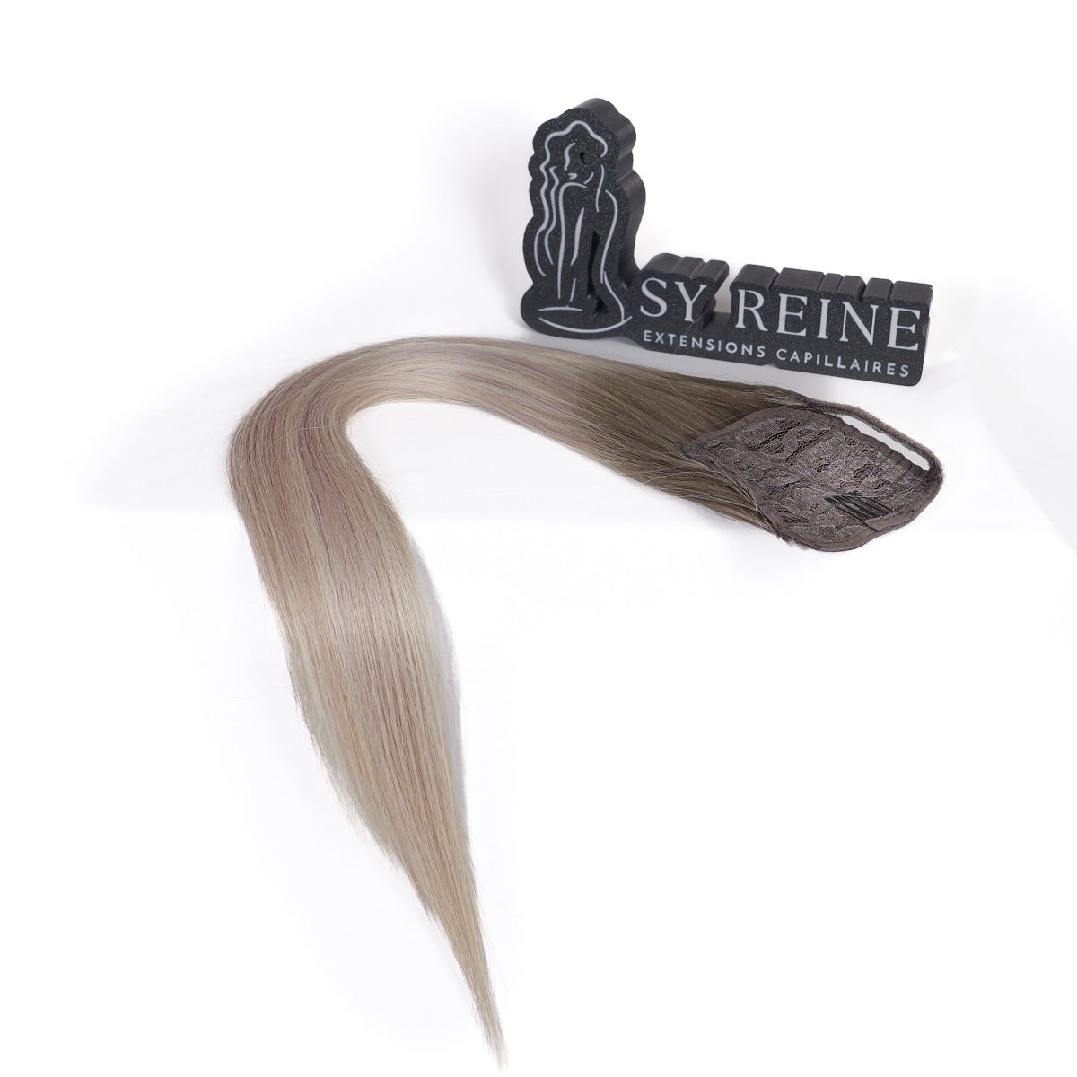 Ponytail (Queue de cheval) - Couleur #CL (#CRISTAL = Majirel 9.1 + Ombré blond polaire)