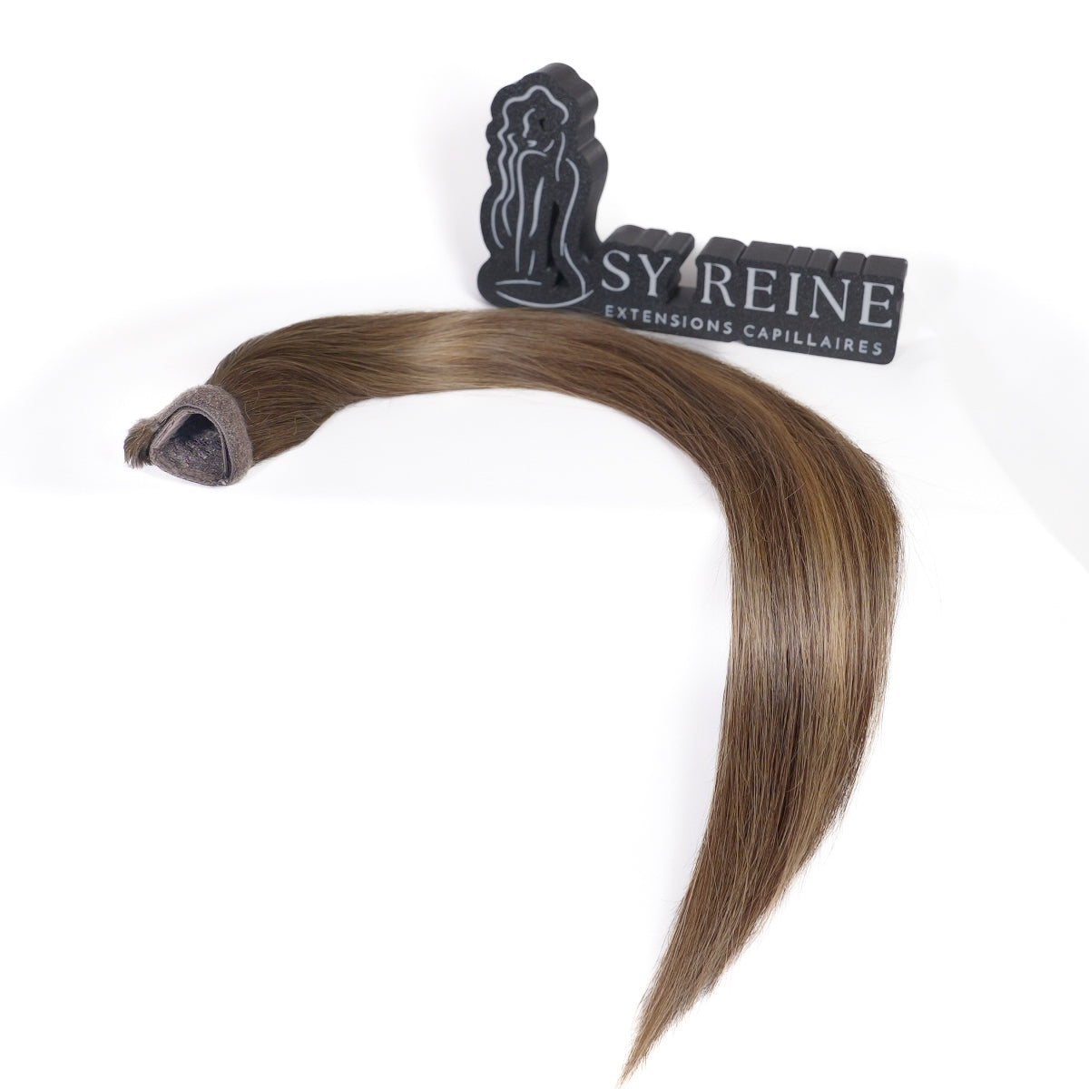 Ponytail (Queue de cheval) - Couleur #SY (#SHELLY = Majirel 6 + Balayage beige)