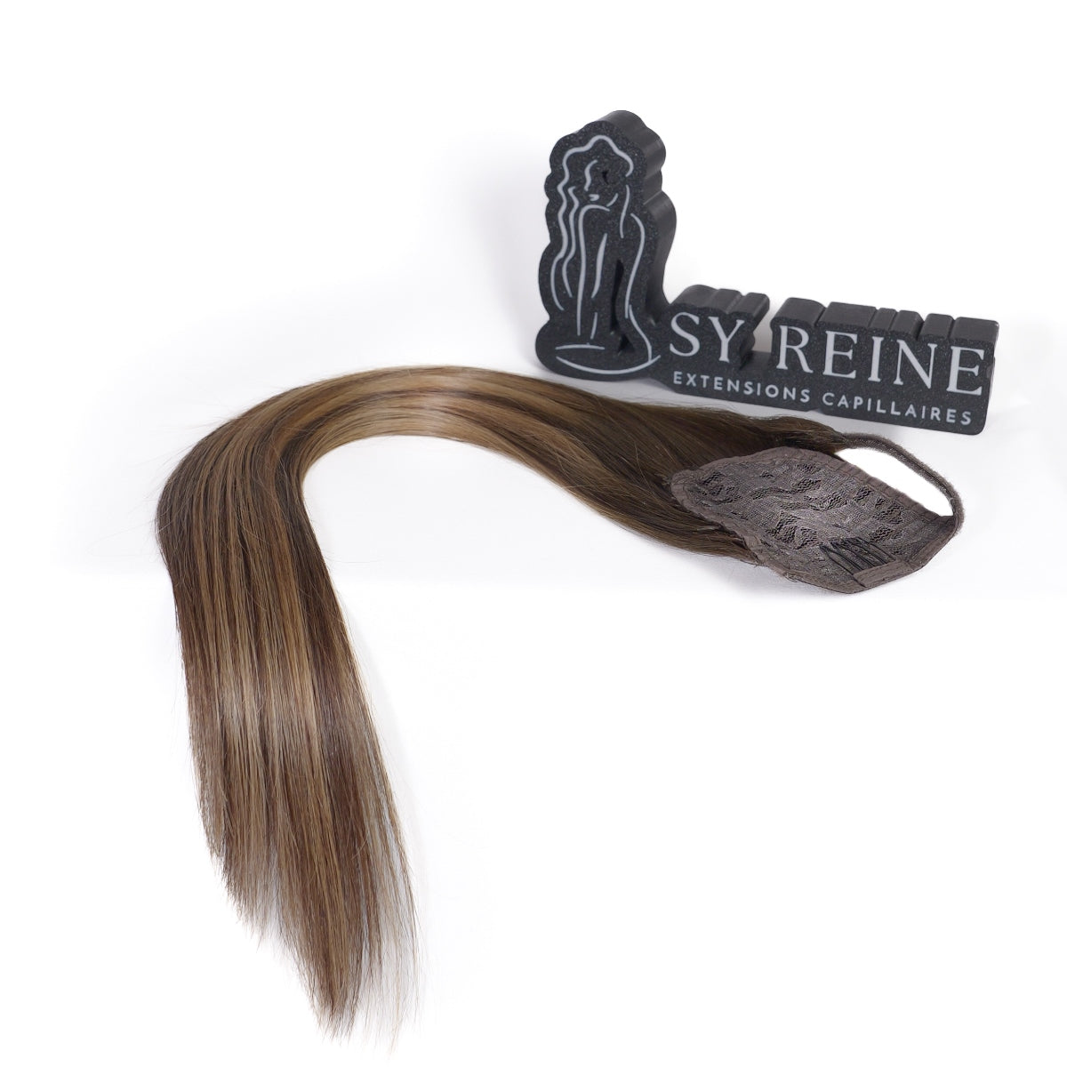 Ponytail (Queue de cheval) - Couleur #SY (#SHELLY = Majirel 6 + Balayage beige)